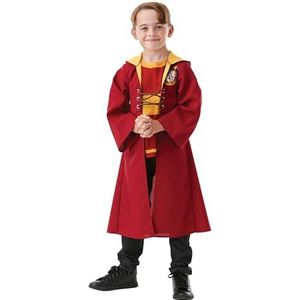 Rubie's Officieel Harry Potter Zwerkbal Robe Kostuum, Kindermaat Middelgrote Leeftijd 5-6 jaar, Rood