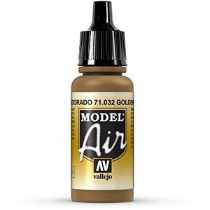 Vallejo Model Air 17 ml Acrylverf - Goudbruin