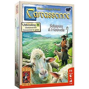 999 Games - Carcassonne: Schapen & Heuvels Bordspel - Uitbreiding vanaf 7 jaar - Een van de beste spellen van 2014 - voor 2 tot 6 spelers - 999-CAR31N