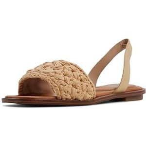 ALDO Solena Platte sandalen voor dames, natuurlijk, 38 EU, Natuurlijk, 38 EU