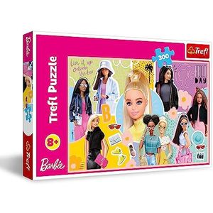 Trefl-Barbie, je favoriete Barbie-Puzzel 300 stukjes-Kleurrijke puzzel met de meest populaire pop ter wereld, Barbie en haar vriendinnetjes, plezier voor kinderen vanaf 8 jaar
