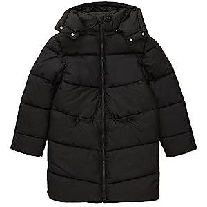 TOM TAILOR Meisjes 1038496 kinderjas, 29999-zwart, 140, 29999 - Black, 140 cm