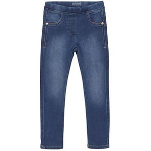 MINYMO Jegging Power Stretch Slim Fit Jeans voor meisjes, denim, 122 cm
