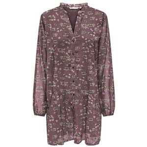 Onlemilie Life L/S Short Dress Noos Ptm, rosébruin., XS