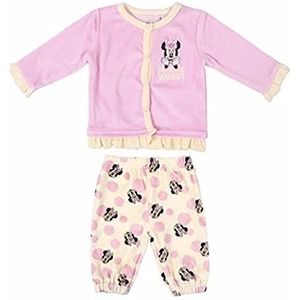 CERDÁ LIFE'S LITTLE MOMENTS - Minnie pasgeboren jurk en letarden set, roze, baby's, Rosa, 12 Maanden