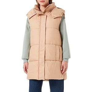 ONLY dames gewatteerd vest Onldemy gewatteerde taille coat Otw Noos, cuban zand, L