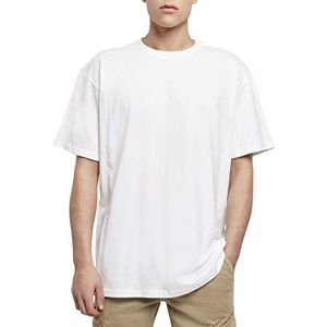 Build Your Brand Heavy Oversize T-shirt voor heren, wit, XS, wit, XS