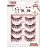 KISS - Blowout Lash Multipack - Kunstwimpers - 4 Paar - Inclusief Wimperlijm