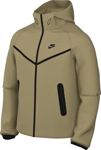 Nike - Tech Woven Full Zip Hooded Jacket - Parachute Beige - Nylon