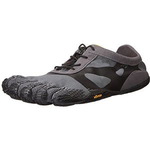 Vibram FiveFingers KSO Evo Fitnessschoenen voor heren, Grijs Grijs Zwart, 47 EU