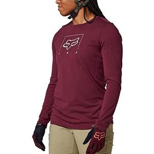 Fox Racing Ranger Dri Release Mountainbike-shirt met lange mouwen, Dark Maroon, Large