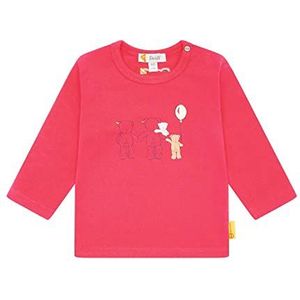 Steiff Year of The Teddybear T-shirt voor babymeisjes, framboos, 62 cm