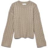 Awlorella - Gebreide Pullover - O-hals - Lange Mouwen - Regular Fit