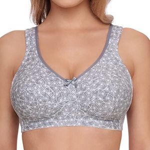 Susa Compacte beugelloze beha voor dames, grijs (024), 90C