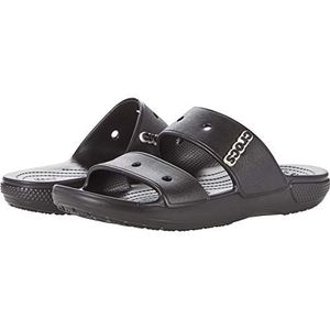 Crocs uniseks-volwassene Classic Crocs Sandal ,Black,37/38 EU