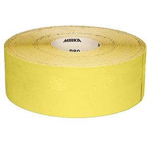 Mirka Yellow Schuurpapier Schuurrol / 93mm x 50m / P60 / schuren van hardhout, zachthout, verf, plamuur, kunststof / 1 rol