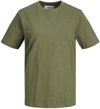 Jack & Jones - Jjxx Jxanna Ss Regular Every Tee Noos - T-shirt - Vuur Leaf Clover