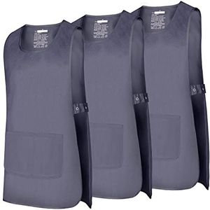 MISEMIYA - Pakket 3 stuks - SCHORT REINIGINGSWERK UNIFORM CLINIC ZIEKENHUIS REINIGING VETERINAIRE SANITATIE HOSTELRY - Ref.868, Grijs, XL