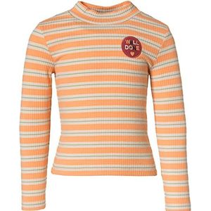 s.Oliver Junior Girl's shirt met lange mouwen gestreept, oranje, 92/98