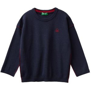 United Colors of Benetton Trui voor kinderen en jongeren, Blauw, 12 Maanden