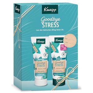 Kneipp Cadeauset Goodbye Stress - bevat 1x werkdouche en 1x bodylotion - Goodbye Stress: verfrissende geur met natuurlijke etherische rozemarijnolie en watermunt extract - 2 x 200 ml