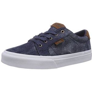 Vans Bisschop Sneakers voor kinderen, uniseks, Blauwe Denim Blauwe Teckel, 33 EU