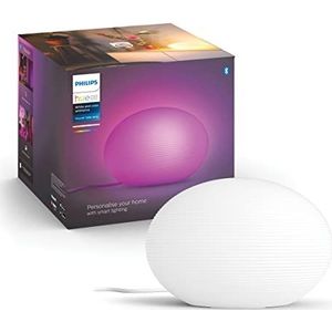 Philips Hue Flourish Tafellamp - Wit en Gekleurd Licht - Dimbaar - Verbind met Hue Bluetooth of Bridge - Werkt met Alexa en Google Home - Wit