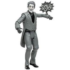 McFarlane Actiefiguur DC Retro - Batman 66 - The Joker (variant zwart en wit), meerkleurig TM15057