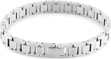 CALVIN KLEIN - Ketting - Roestvrij Staalkleur - Kettingschakels - Clipsluiting