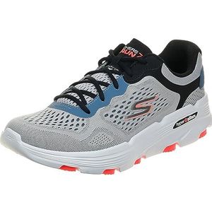 Skechers Heren GO Run 7.0 Sneakers, grijs en multi textiel/synthetisch, 11 UK, Grijs en Multi Textiel Synthetisch, 46 EU
