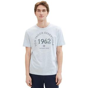 TOM TAILOR - 34964 - T-shirt - Foggy Blue Finestripe - Regular Fit