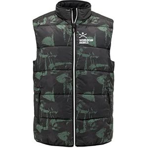 HEAD RACE LICHT VEST MEN-RACE PRINT/ZWART-EXTRA GROOT