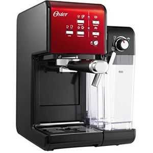 OSTER Prima Latte II Espressomachine met melkkop, rood, 0 stuks
