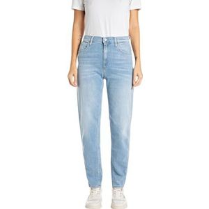 Replay Dames Baloon Fit High Waist Jeans Keida, 010, lichtblauw, 26W x 30L