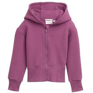 TOM TAILOR Cropped hoodie sweatjack voor meisjes, 36604 - Grape Purple, 92-98