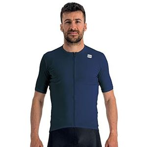 Sportful Matchy T-shirt voor heren met korte mouwen, Galaxy Blauw, 3XL