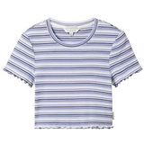 TOM TAILOR T-shirt voor meisjes, 35542 - Navy Lilac White Stripe, 164 cm