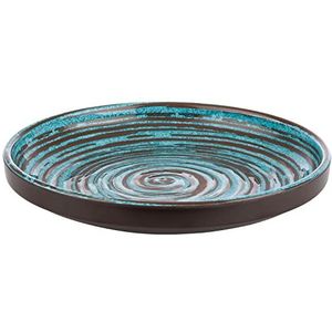 APS 85203 Melamine bord CANCUN/serveerbord voor vele gerechten, 23 cm x 23 cm x 3,50 cm