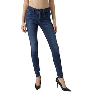 VERO MODA VMEMBRACE MR Push UP SK J RI3130 NOOS Skinny Jeans voor dames, donkerblauw (dark blue denim), (L) W x 34L