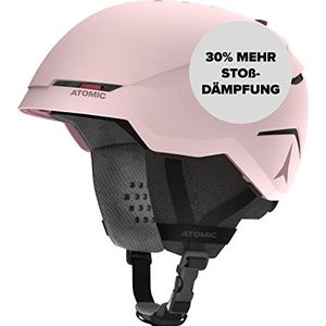 ATOMIC Savor Skihelm in roze, maat L, uniseks, voor volwassenen, 360 graden fit systeem, superieure bescherming tegen stoten, aircon ventilatiesysteem, hoofdomtrek 59-63 cm