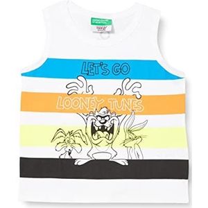 United Colors of Benetton jongens top, Bianco 101, 9 Maanden