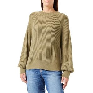 Mavi Sweater met ronde hals, zeemeermin, Kaki, L