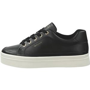 GANT Footwear AVONA Sneakers voor dames, zwart, 37 EU, zwart, 37 EU