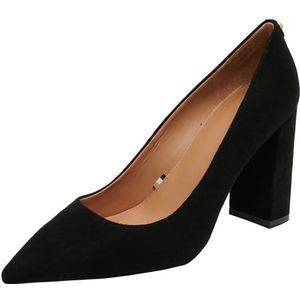BOSS Janet_chpump90_sd pump voor dames, zwart, 41.5 EU
