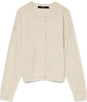 VERO MODA - VMMARINA - Gebreid Vest - Beige