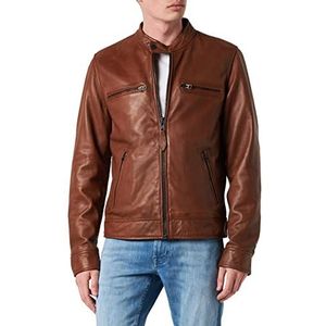 Schott NYC Lcnewportx Herenjas, Cognac., S