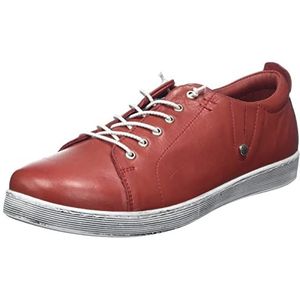 Andrea Conti Damessneakers, sportschoenen voor dames, rozenhout, 37 EU