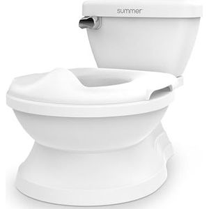 Summer by Ingenuity My Size Potty Pro in wit, baby zindelijkheidstraining toilet, levensecht spoelgeluid, voor leeftijden 18 maanden, tot 50 lbs