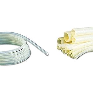 Siliconenslang, 1,5 mm dik, 6 mm binnen x 9 mm buiten, 30 m lengte.