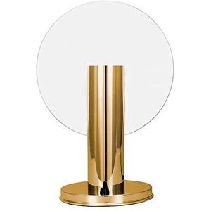 Tecnolumen De stijl bedlampje verchroomd metaal goud, grootte: Hoogte: 32 cm, diameter: 24 cm, DS36 M